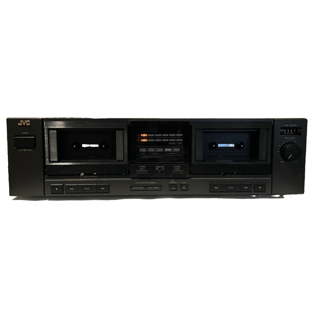 Vintage JVC Model TD-W95 Dual Stereo Cassette Deck VYN2238-M006PA